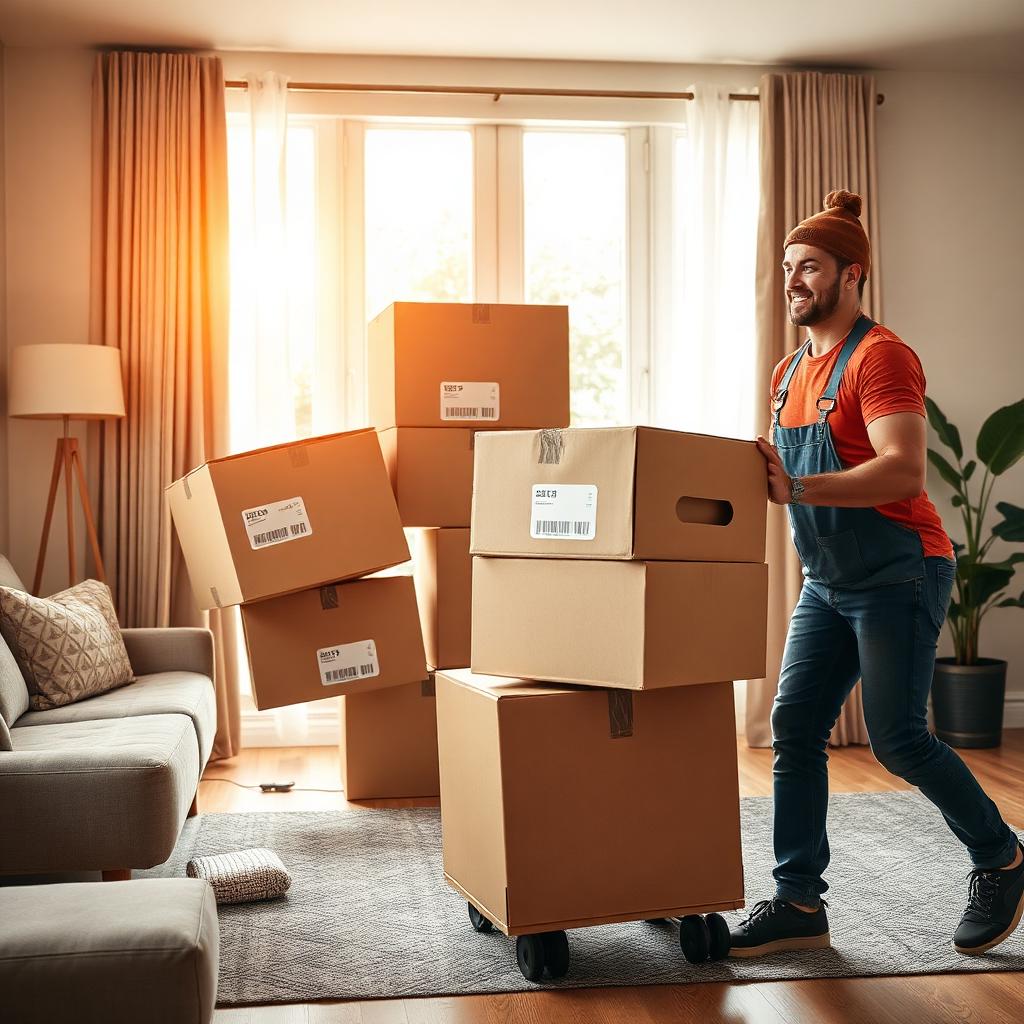 Verhuizing in uitvoering